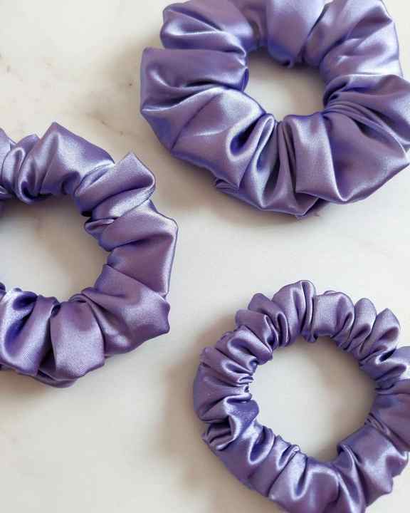 Custom Silky Satin Silk Scrunchies for Hair 