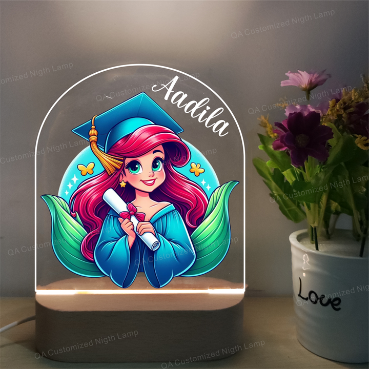 Personalized Mermaid Night Light for 