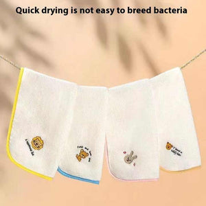 منشفة صغيرة ناعمة للغاية مربعة للأطفال حديثي الولادة