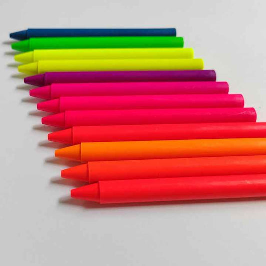 Set Fluorescent Wax for Kids' Painting 