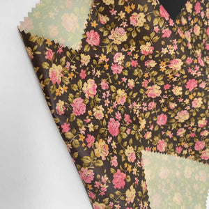 High Quality Fashion Flower PVC Coating-Polyester Fabric 