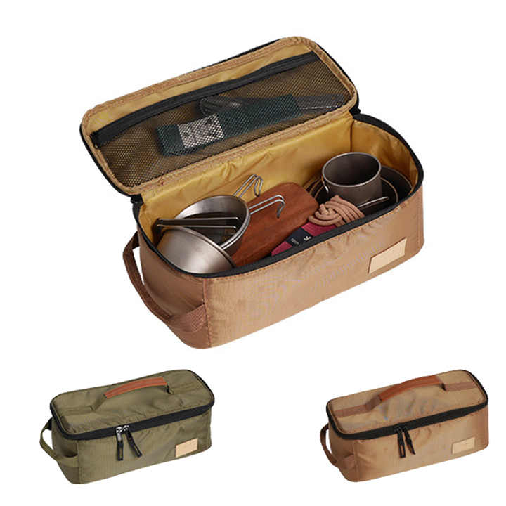 حقيبة تخزين لأدوات المائدة في السفر والتخييم -Bag Cutlery Storage Bag for Outdoor Travel Camping Hiking