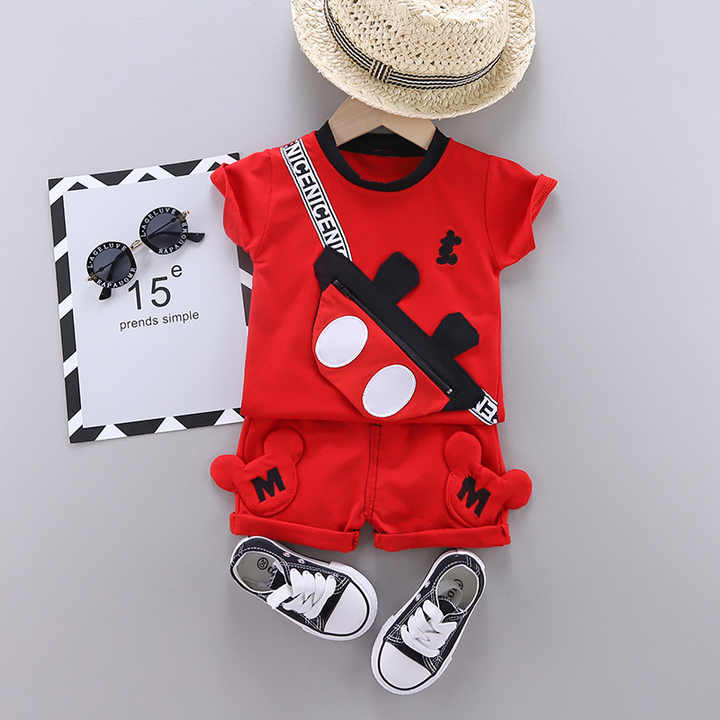 Kids Fashion Boys Clothing Summer Suit Boys Cotton 