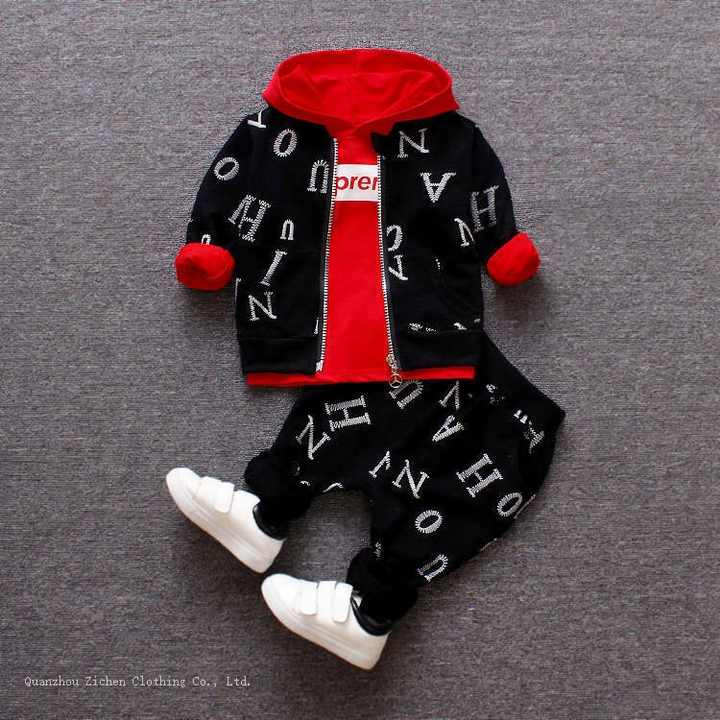 Boys' pants, children's clothing for spring, autumn and winter, set 