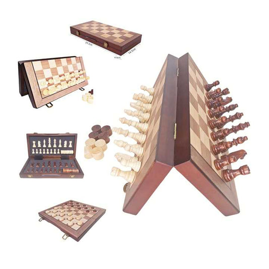 Folding Wooden Chess 