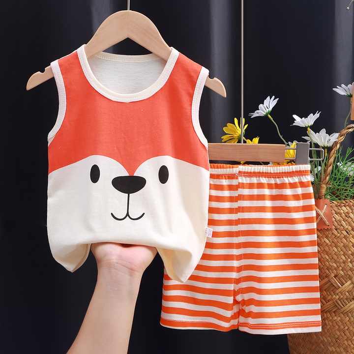 Boys' shorts, pure cotton summer clothes