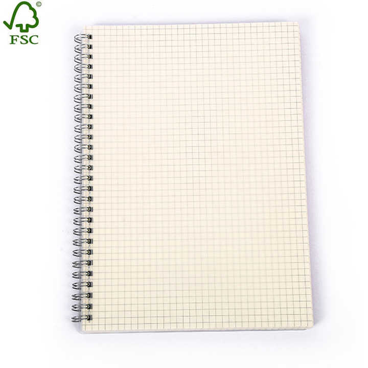 Customize A4 B5 A5 A6 Kraft Paper Spiral Bound Notebook. 