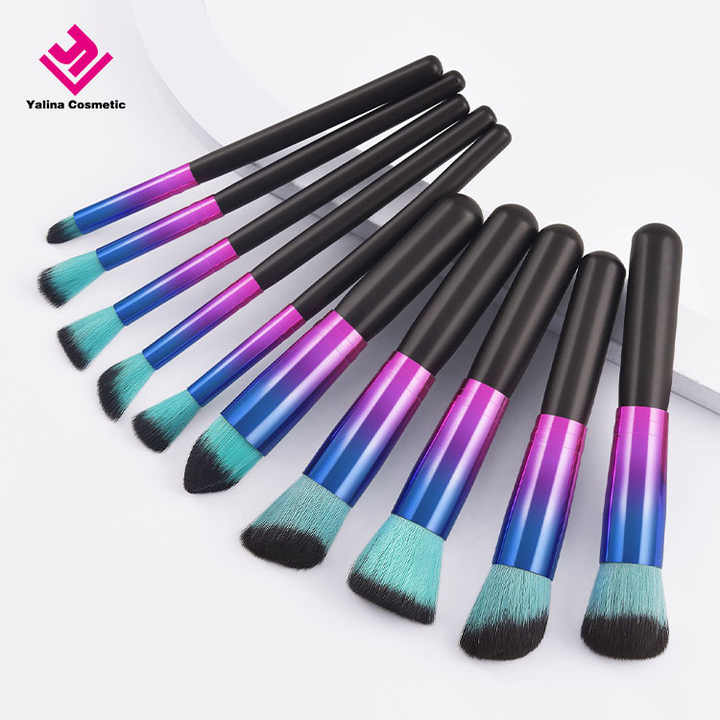 ، مجموعة فرش مكياج بعلامة تجارية خاصة Luxury Vegan Candy