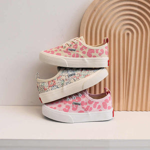 Fashionable Polka Dot Printed Casual Shoes