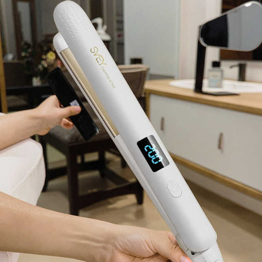 Dual-Purpose Long-Lasting Ceramic Hair Styling Iron. 