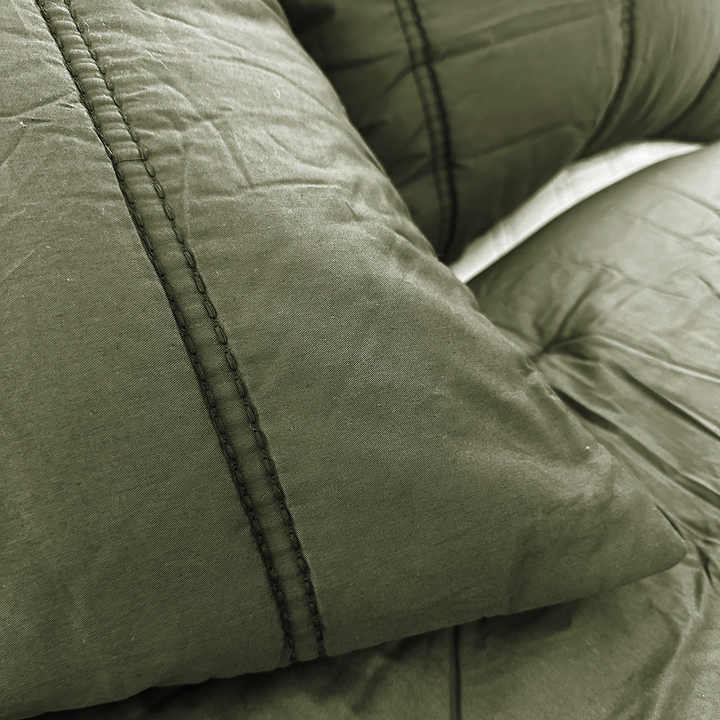 تصميم حديث قابل للغسل مبطن قطن مفرش سرير نمط لحاف طقم سرير بحجم كينج Modern Design Washable Quilted Cotton Bedspread Quilt Style King Size Bedding Set