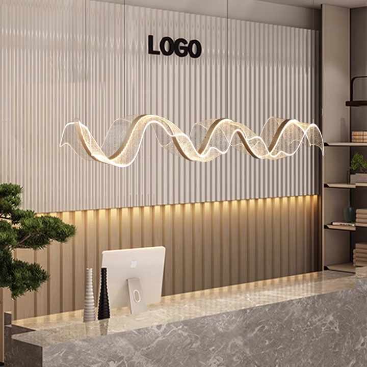 Sign shape lamp decor 