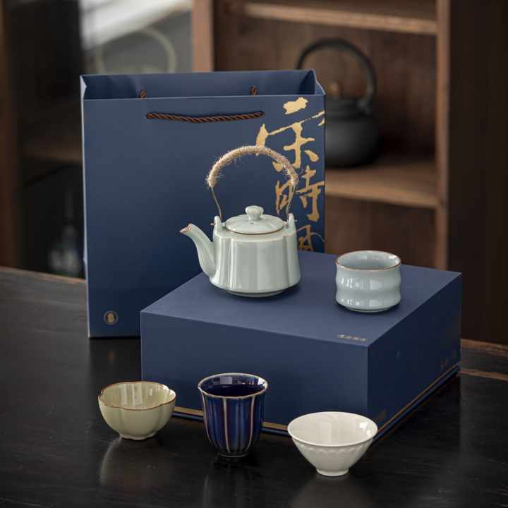 Five Celebrity Ceramic Tea Set 