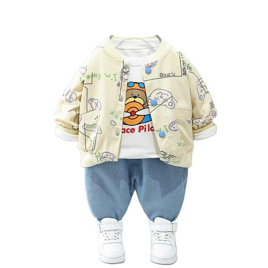 New spring suit for children. 