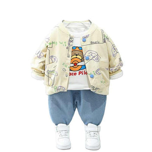 New spring suit for children. 