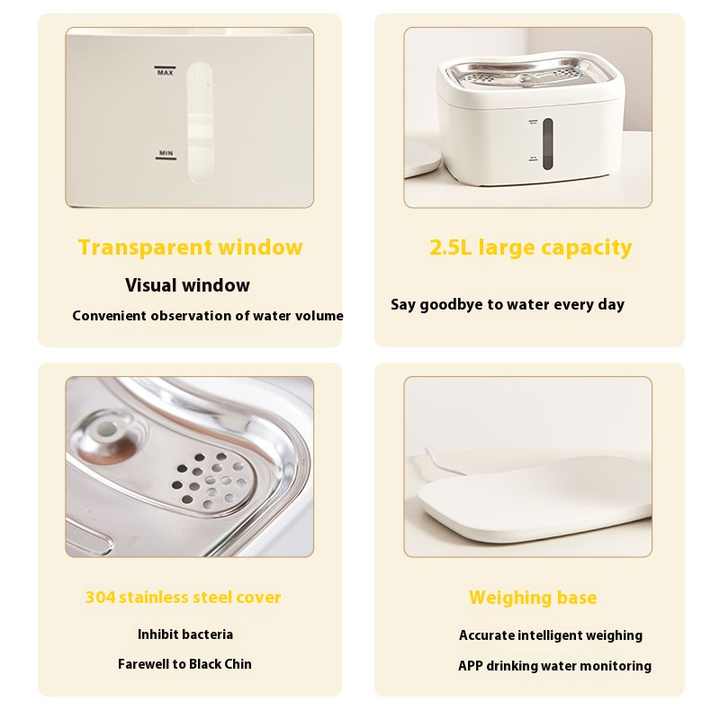 Pet, sautomatio, smart drinking water supplies and accessories for animals, dogs and pets 