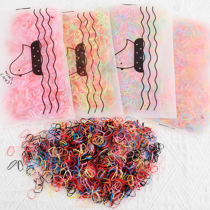 Cute rubber hair accessories for kids 