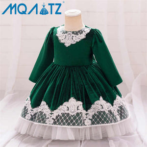 Lovely Baby Girl Tutu Party Dress - Solid Satin and Sequin Birthday Dress 