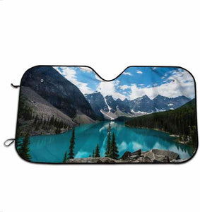 Advertisement Foldable Car Sun Shade Windshield Car Umbrella Custom Pop-Up Car Sunshade. 