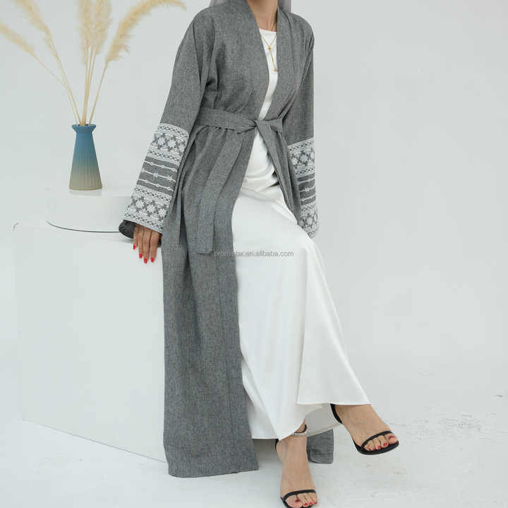 PROMISTAR Oversized Embroidered Abaya 