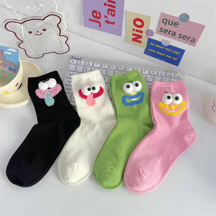 Women's Mid-tube Pile Socks 