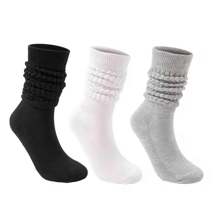 Pairs Pack Casual Lady Calf Socks 