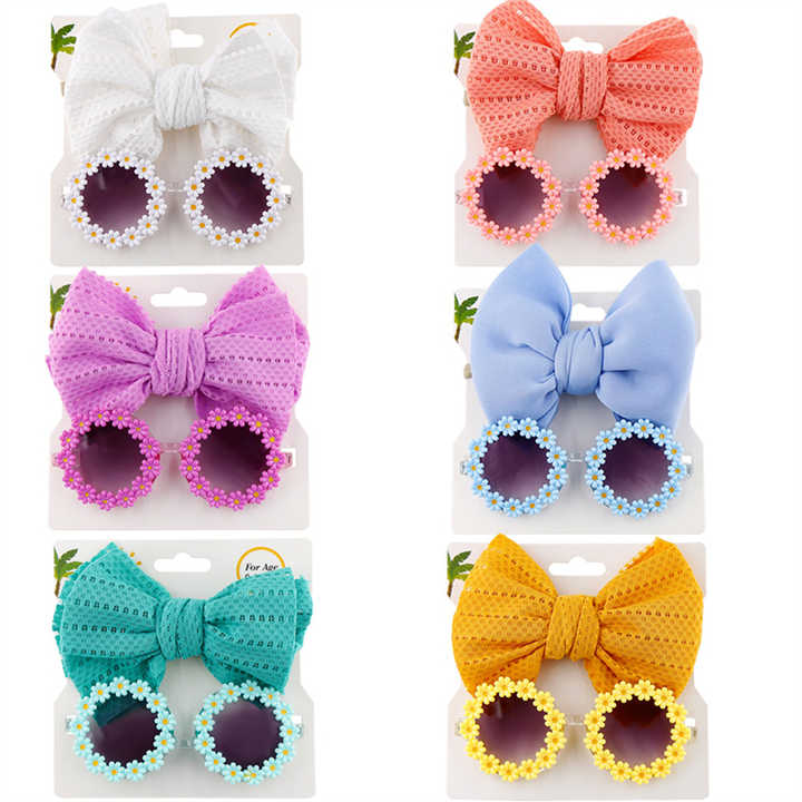 Hair accessories with glasses for girls 