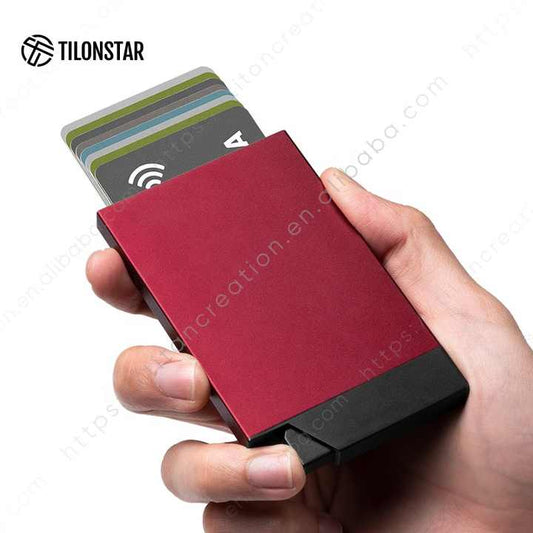 Custom Aluminum Card Holder, Cartiers 