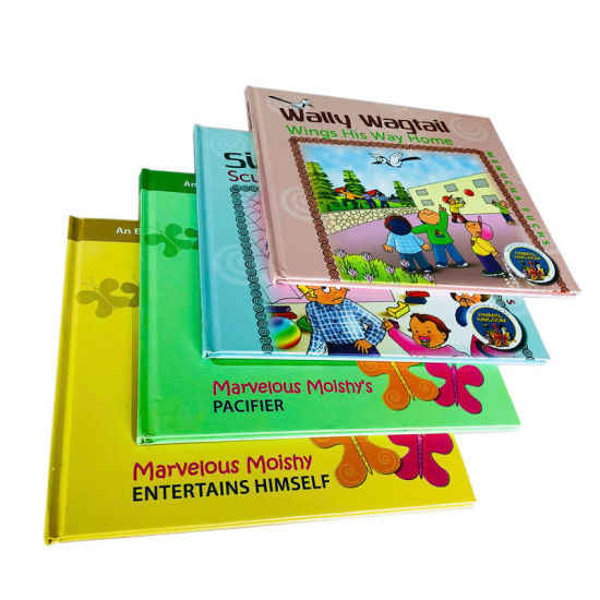 Hand-printed dry erase book educational activity