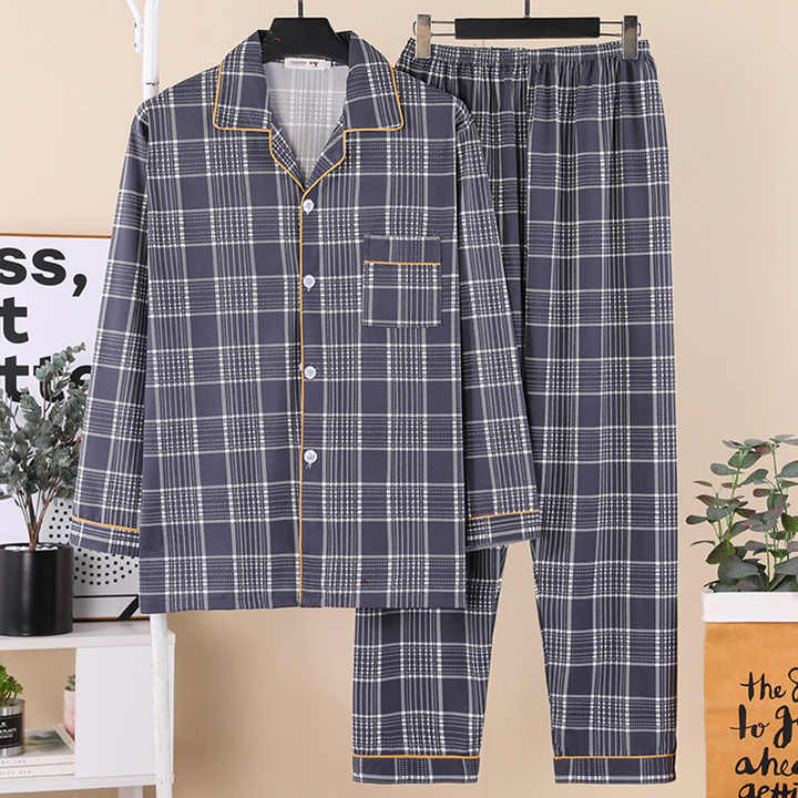 ملابس نوم رجالية مريحة من البوليستر بمقاسات . r