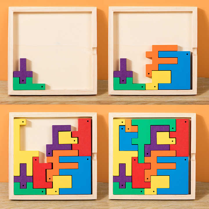 Educational games, wooden puzzles 