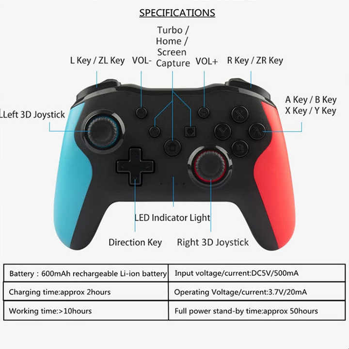 wireless gamepad