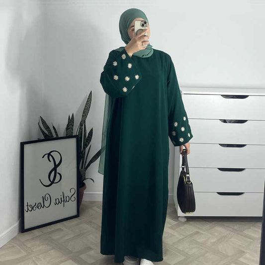 عبايه ملونه تقليدية