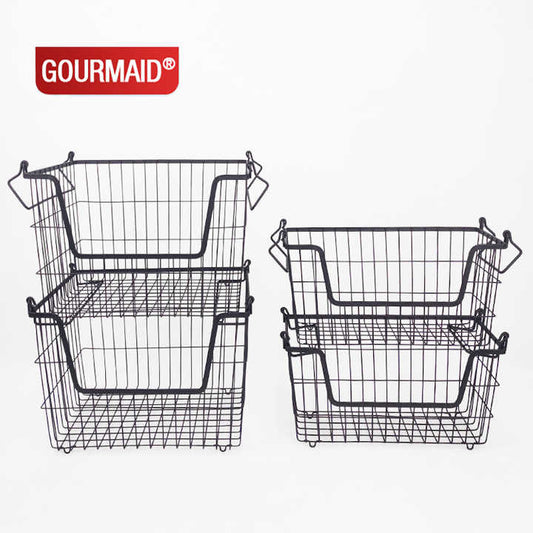 سلة خضراوات معدنية للمطبخ ,metal kitchen vegetable basket