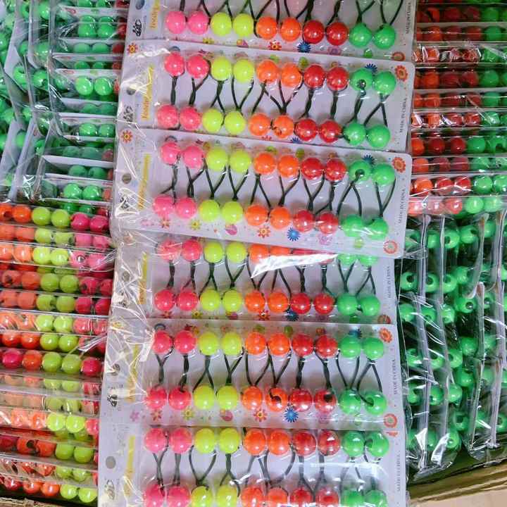 Kids Hair Accessories Rubber Band Beads Hairband 