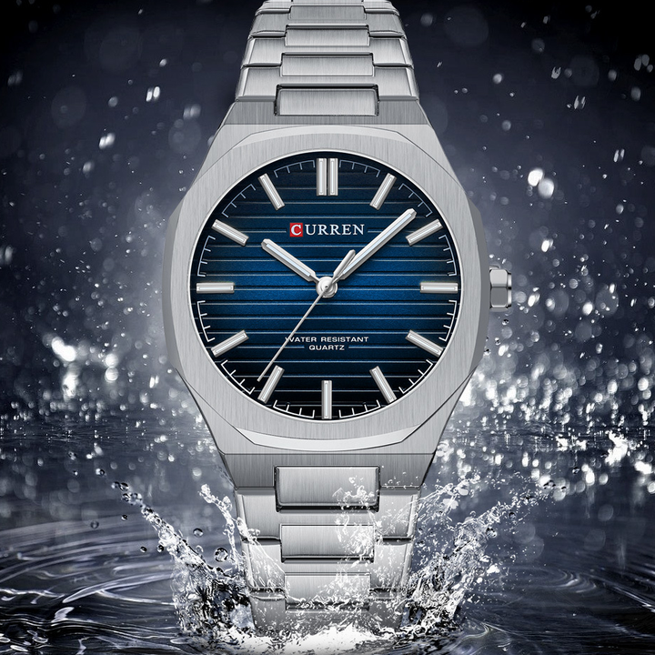 ساعة CURREN 8456 للرجال، كوارتز ياباني، عالية . CURREN 8456 Men's Watch, Japanese Quartz