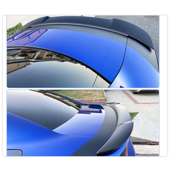 Car Rear Trunk Wing Spoiler High Quality ABS Material Lip Wing Spoiler 