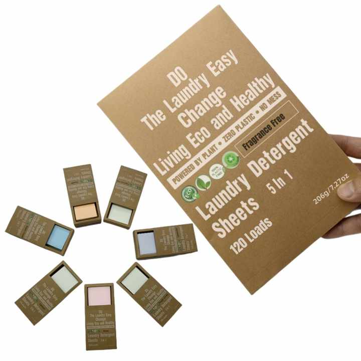 Detergent Sheets Eco Friendly Laundry 