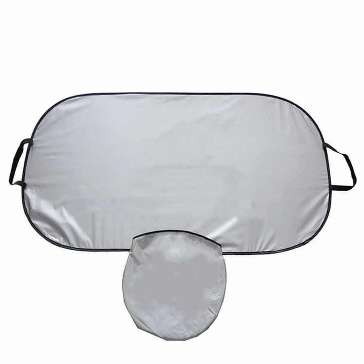 قطعة الزجاج الأمامي ظلة طوي سيارة نافذة . Piece Windshield Sunshade Foldable Car Front Window