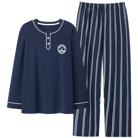 Men's Cotton Pajamas for Autumn 