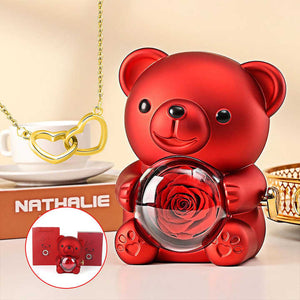 صندوق دب-Rose Bear Box