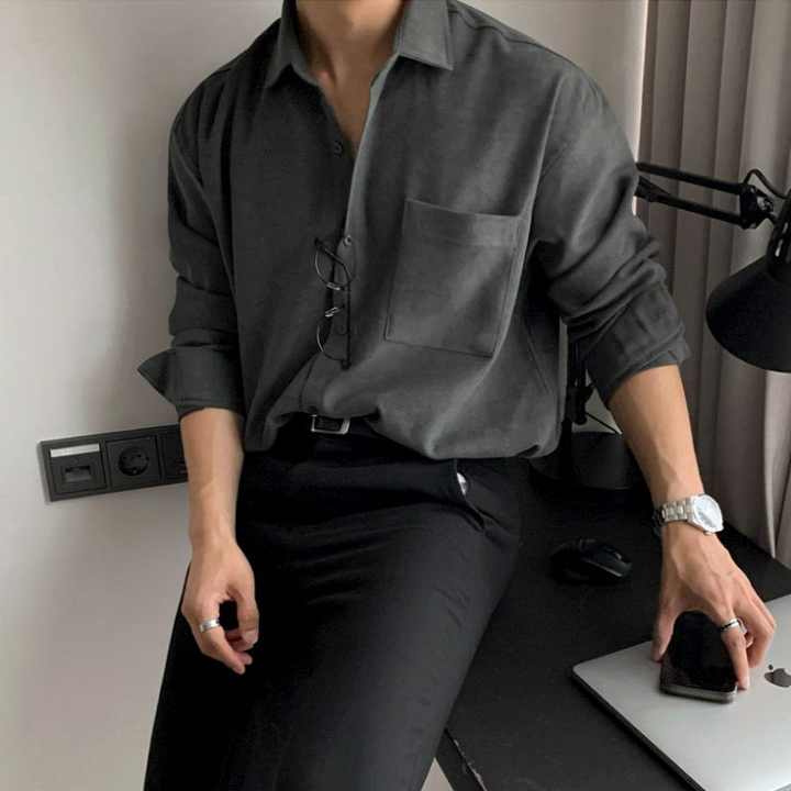 Men's casual shirts with sleeves 