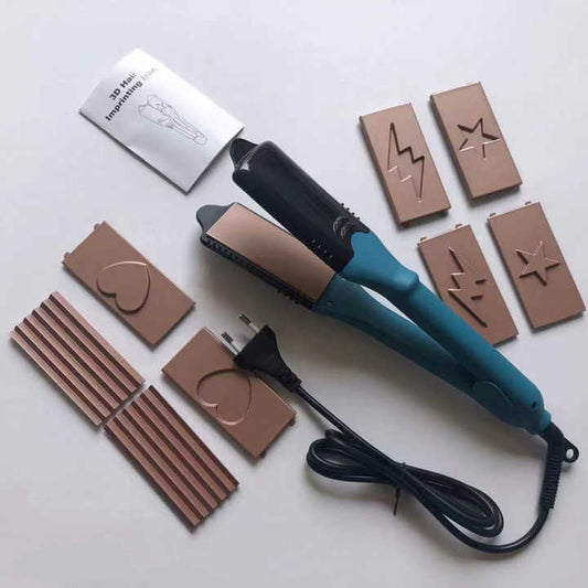 3D Titanium Hair Crimper Popiron 