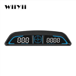 G3 GPS Digital Speedometer with Clock Fatigue Driving Alarm Voltage Car HUD Alert Heads Up Display 