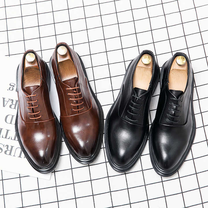 Men's Leather Oxford Shoes 