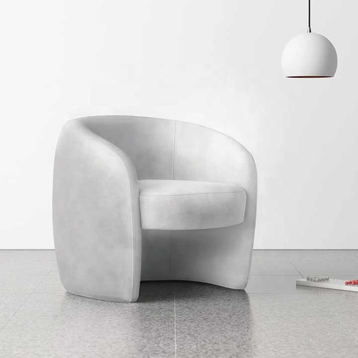 Comfortable sofa made of soft fabric 