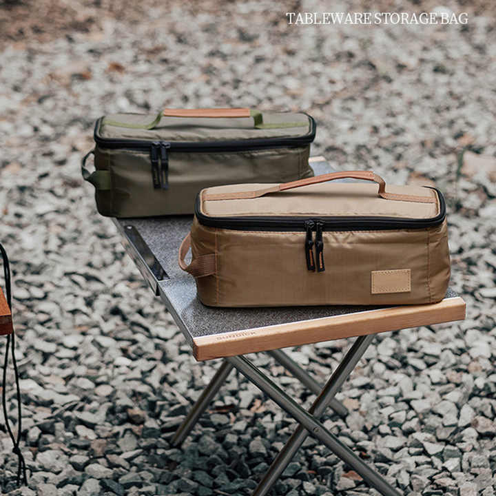 حقيبة تخزين لأدوات المائدة في السفر والتخييم -Bag Cutlery Storage Bag for Outdoor Travel Camping Hiking