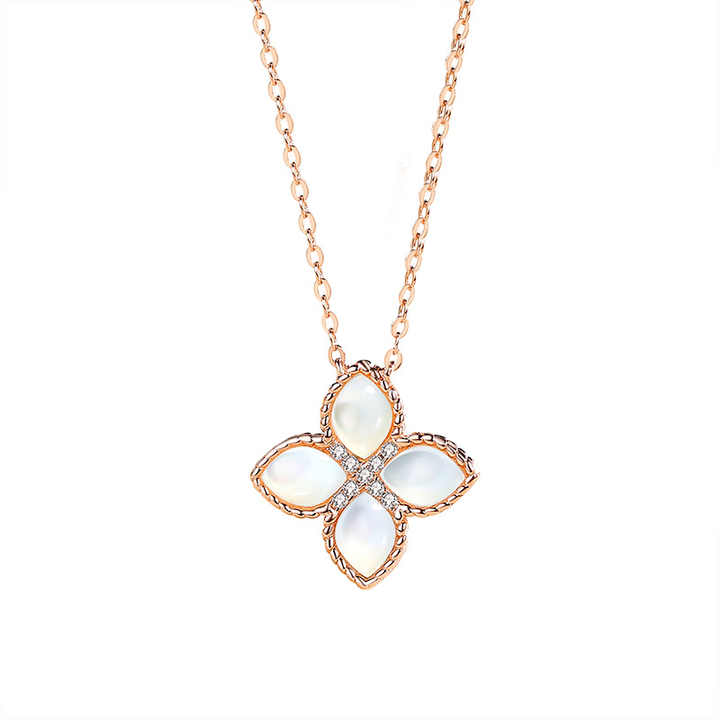 Luxury rose gold jewelry set