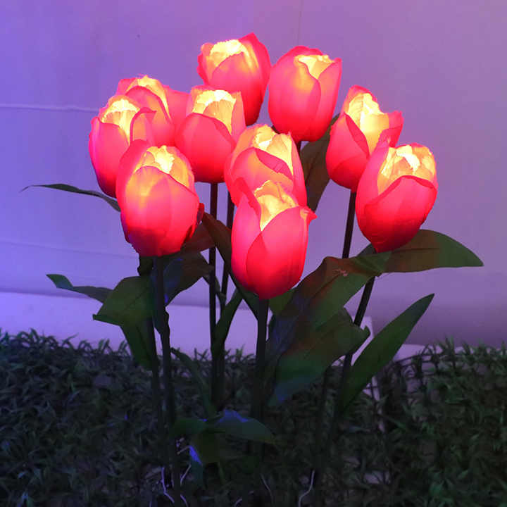 outdoor flower lights 
