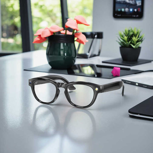 Women's Bluetooth Smart Glasses with iPhone Camera Reading Glasses Compatible with Camera